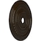 Ekena Millwork Cole Ceiling Medallion (Fits Canopies up to 9 1/8"), 25 3/8"OD x 3 3/8"ID x 1 3/8"P, Bronze CM25COBZS - alternate 5